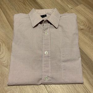 J. Crew 120s 2ply checkered dress shirt